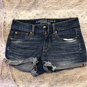 American Eagle Outfitters Super Stretch Shorts - Dark Blue